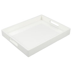 Addison Ross 22x16 Ottoman Tray White