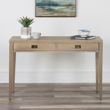 Cordelia Console Table With Storage, Gray