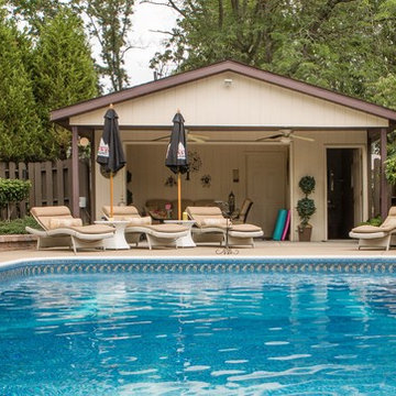 Natural Stone Pool & Wall