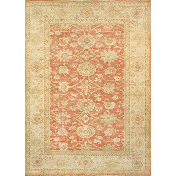 Pasargad Sultanabad Collection Hand-Knotted Lamb's Wool Rug, 12' 5"x18' 3"