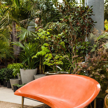 Helios, Heated Outdoor Lounge in Orange