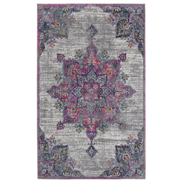 Amer Rugs Montana Isabelle MON-9 Pink Power-loomed - 5'3" X 7'6" Rectangle