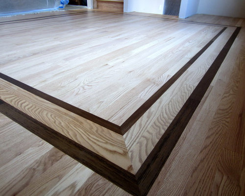 Oakdale Select Red Oak Installed W Walnut Border Finished Bona Oakdale Select Red Oak Installed W Walnut Border Finished Bona Mega Clear