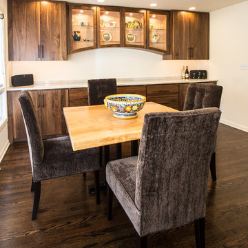 Luxury Dining Room Remodel | Built-In Storage & Lounge Seating