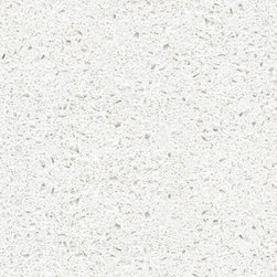 Arista Quartz Nebulous White Countertops - Kitchen Countertops