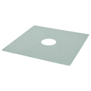 DuraVent FSFS8 Firestop Flat Flashing for 8 Inch FasNSeal Vent - Stainless