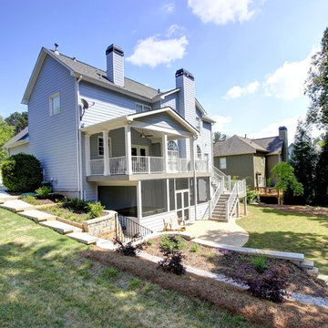 Deck Renewal; Double Porch & Patio Renovation