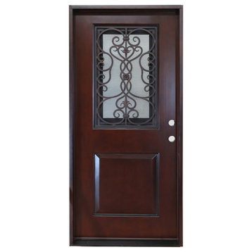 Forever Doors, Exterior Front Entry Composite Door PCD-11C 36"x80", BOTH
