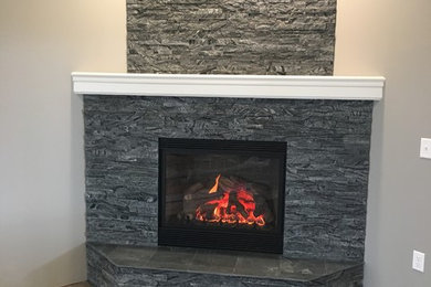 Example of a cottage family room design in Other