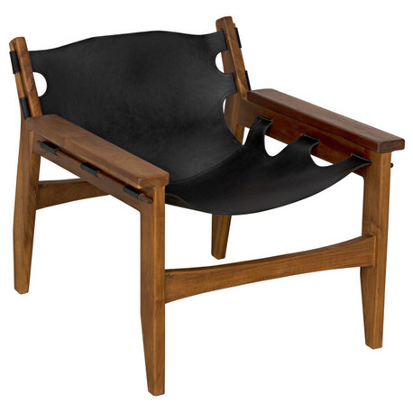 Nomo Chair, Teak with Leather