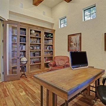 Transitional Mediterranean Style Custom Home on Acreage in Richmond, Texas