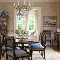 Panoramic Chinoiserie wallpaper mural - Products