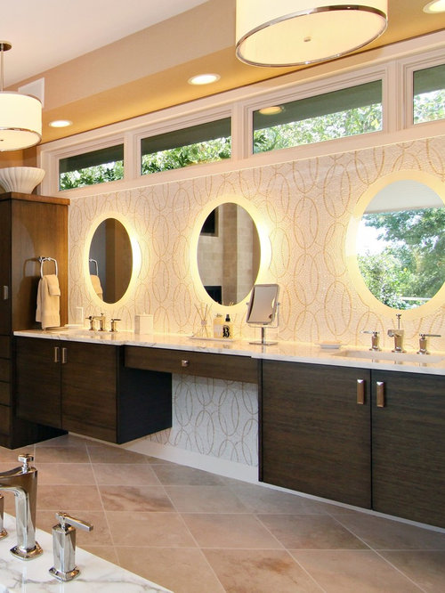 Light Behind Mirror Ideas, Pictures, Remodel and Decor