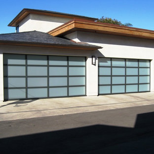 Glass And Aluminum Framed Garage Doors