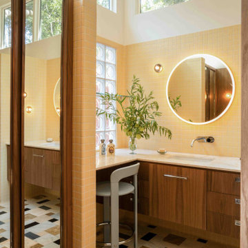 Modern Primary Bath _ Hollywood Hills Bungalow _ Eclectic _ Charming