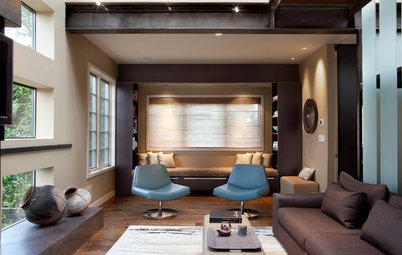 Room of the Day: Warming to a Contemporary Family Room