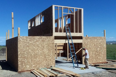 New horse barn