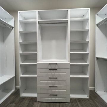 In stock Walk-in closet ready for delivery