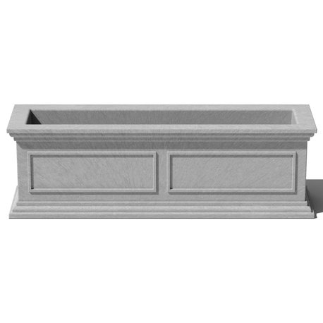 Brixton Planter Box, 36", Gray, 1 Pack