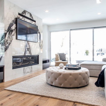Open concept modern bungalow, Oakville ON