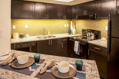 Inspiration for an eclectic kitchen remodel in Atlanta