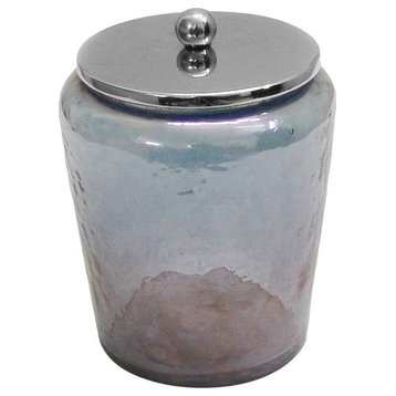 nu steel Smoke Glass Canister, Small
