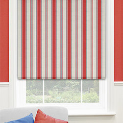 Blinds.com Premier Decorative Roller Shades in Windsor Cranberry - Roller Shades