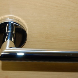 Polished Chrome Door Handle - Door Hardware