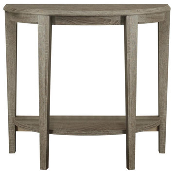 Accent Table - 36"L / Dark Taupe Hall Console