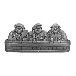 Inviting Home Inc. - Rub-A-Dub Pull, Antique-Style Pewter - Cabinet And Drawer Handle Pulls