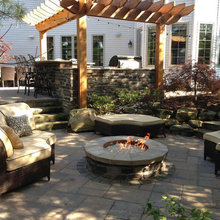 Patios and landscaping