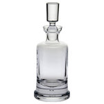 Ravenscroft Crystal - Ravenscroft Crystal Kensington Decanter - Ravenscroft Crystal's 125-year-old European factory has created yet another handmade, timeless classic. The Ravenscroft Crystal Kensington Decanter is perfect for the most discriminating spirits enthusiasts. Our old-world craftsmen skillfully place a decorative bubble in the center of each heavy base. Only a few of Ravenscroft Crystal's glassblowers are skilled enough to be able to create this effect, so this item is in limited supply. The lead-free Ravenscroft Crystal Kensington Decanter is fitted with a hand-ground stopper, as all great crystal spirits decanters should be.