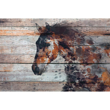 Marmont Hill, "Fire Horse" by Irena Orlov Painting on Wrapped Canvas, 60x40