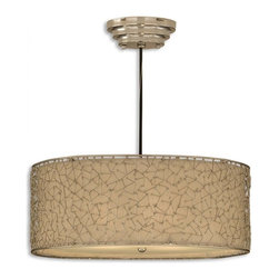 www.essentialsinside.com: brandon silver hanging pendant light - Pendant Lighting