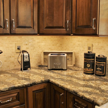 Geneseo, IL- Kitchen With Warm Neutral Colors And Harlech Cambria Tops