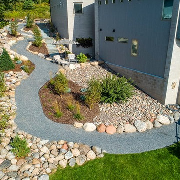 Stone Path on Hillside