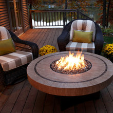 Shields Firepit and pool and waterfall and grill covered