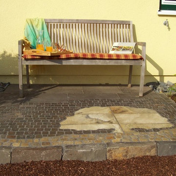 Sitzplatz mit Morgensonne