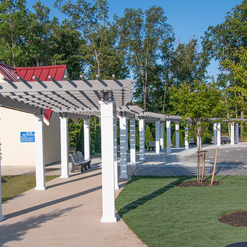 Short Pump Park Fiberglass Pergola Kits