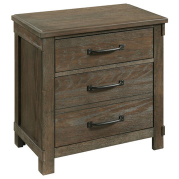 Jack 2-Drawer Nightstand With USB Ports