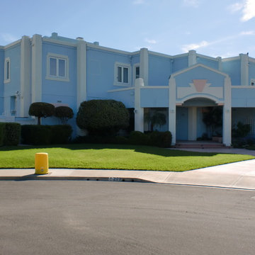 Post modern hi tech home southern California