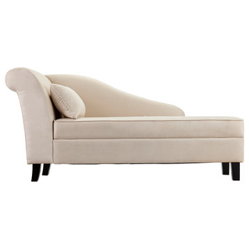 Meddler Chaise Lounge With Storage