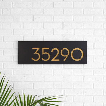 Wall Mounted Address Signs