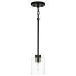 Capital Lighting - Greyson One Light Pendant in Bronze - Stylish and bold. Make an illuminating statement with this fixture. An ideal lighting fixture for your home.&nbsp