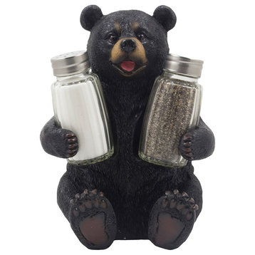 Teddy Bear Decorative Salt and Pepper Shaker Set, 3-Piece Set