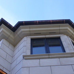 Copper half round gutter Alberta - Outdoor Products