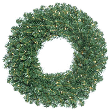Vickerman Oregon Fir Wreath, 24", Clear Lights