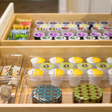 Organized Kitchen Coffee Station