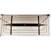 Pendants 5 Light Fixtures W/ Satin Nickel Finish Steel Candelabra 36" 300 Watts