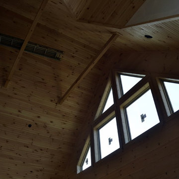 Custom Pella windows in living room